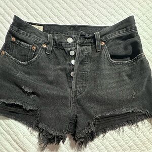 Women Levi's 501 Premium Original High-Rise Denim Shorts